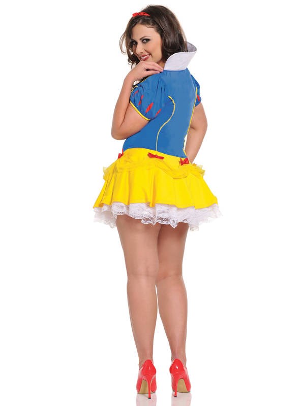 Snow Princess Costume - - Fancy Dress Ups