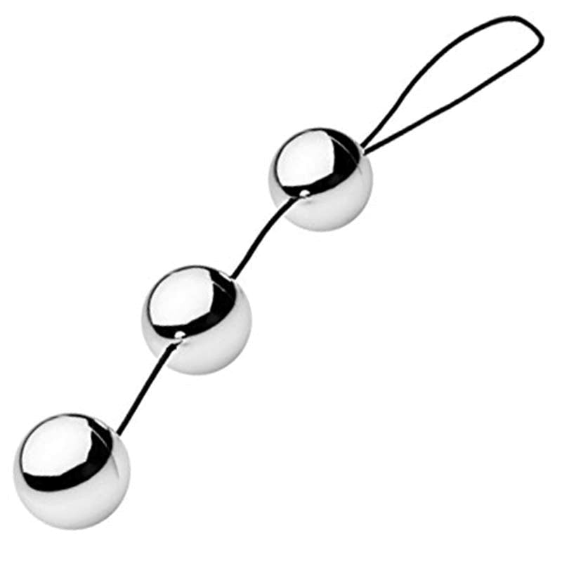 Three Ben Wa Balls Anal Beads - - Love Eggs and Kegel Exercisers