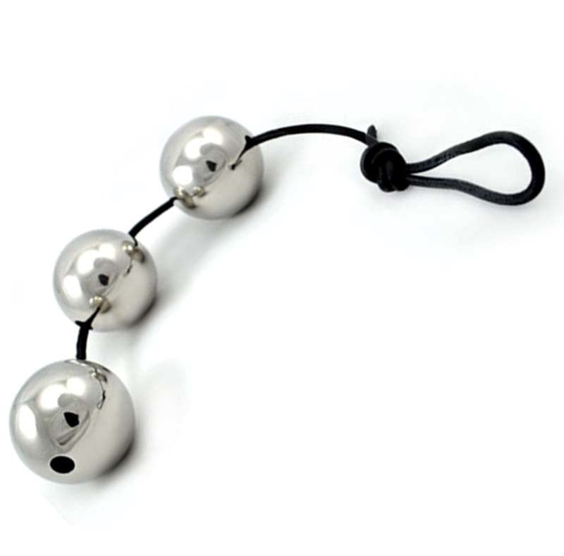 Three Ben Wa Balls Anal Beads - - Love Eggs and Kegel Exercisers