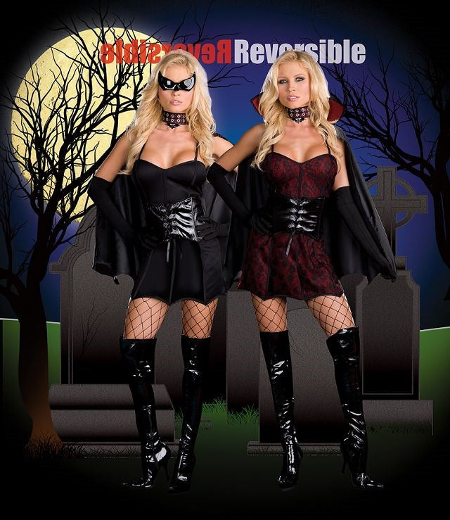 Twice Bitten Reversible Costume - - Fancy Dress Ups