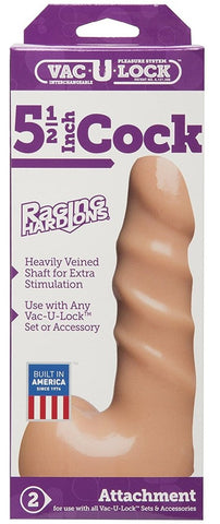 Vac-U-Lock Raging Hard-On Cock with Balls - Realistic Dildos
