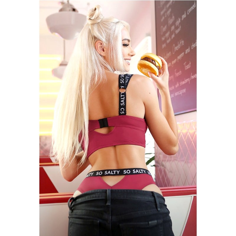 VIBES SO SALTY Longline Bra & Cheeky Panty - - Bras and Bra Sets