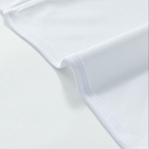 Zip Up Crop Top Chest Binder White - Bras and Bra Sets