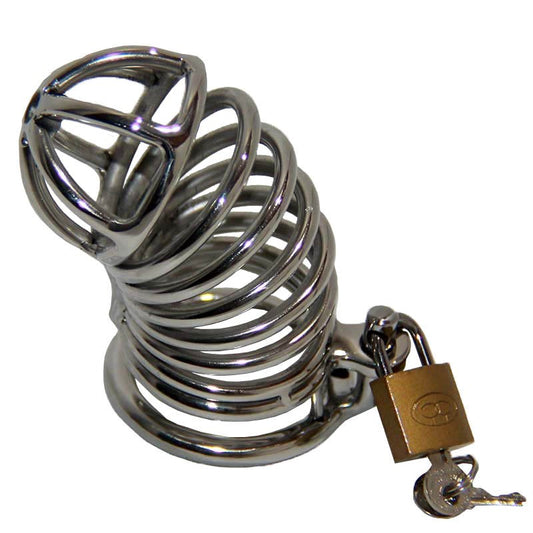 Ridem Tiger Silver Cock Cage - Male Chastity