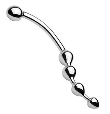Stainless Steel Twisted Dildo - Anal Dildos