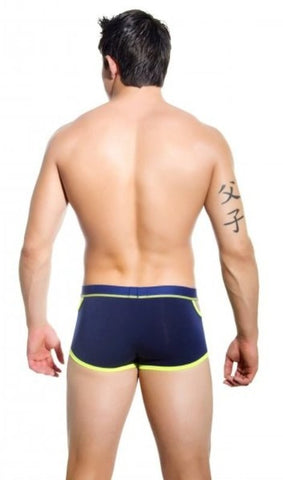 Almost Naked Quirk Boxer Navy - S - Jocks and G-Strings