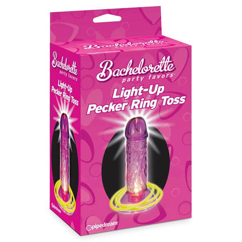 Bachelorette Party Favors Light Up Pecker Ring Toss Game - Bachelorette and Bucks