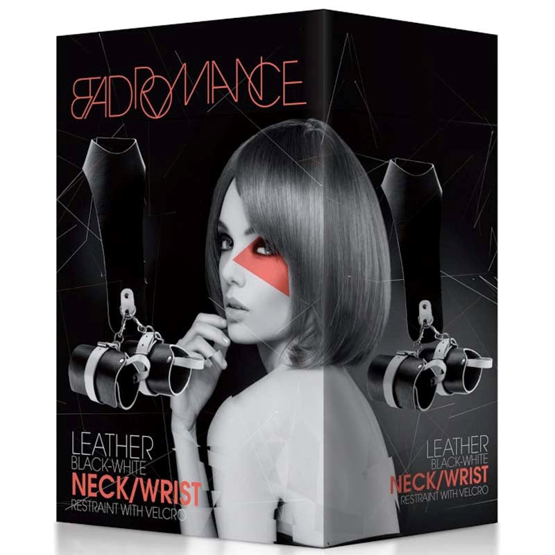 Bad Romance Leather Neck & Wrist Restraint - - Collars And Cuffs