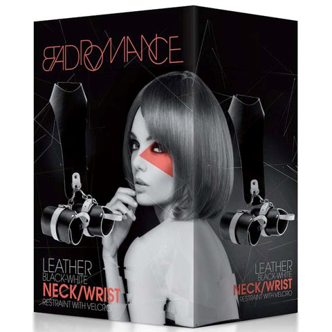 Bad Romance Leather Neck & Wrist Restraint - Cuffs and Restraints