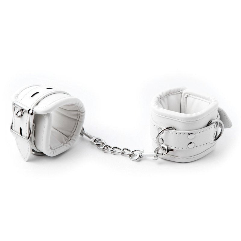 BANNED Soft Leather Elastic Sponge Cuffs - - Collars And Cuffs