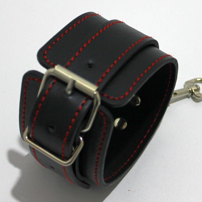 BDStyle Black Bondage Wrist and Ankle Restraints - - Collars And Cuffs