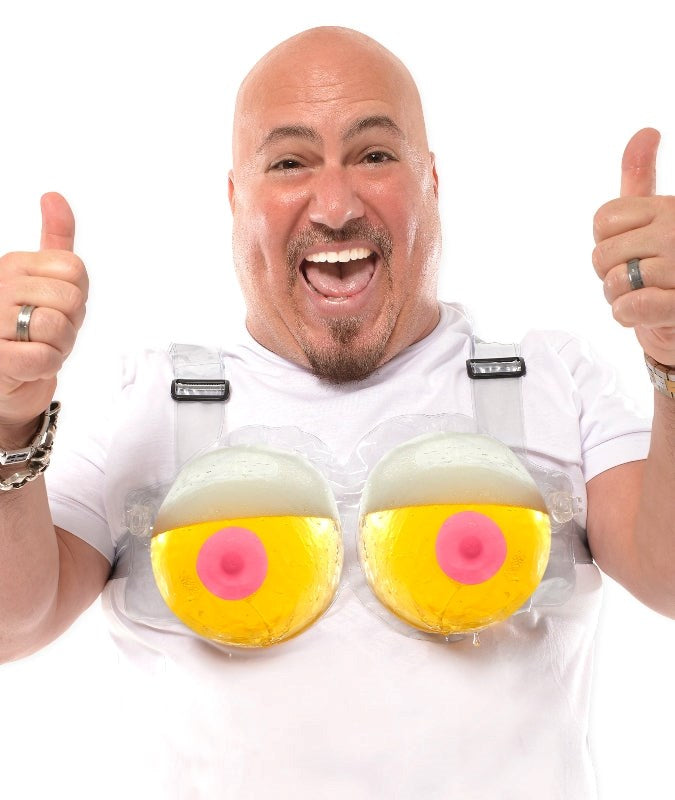 Brewzies Inflatable Bra - - Fancy Dress Ups