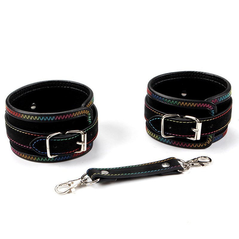 Color Thread Wrist and Ankle Cuffs - - Collars And Cuffs