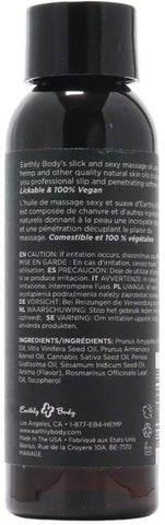 Earthly Body Edible Massage Oil 59ml - Sex Pheromones and Perfumes
