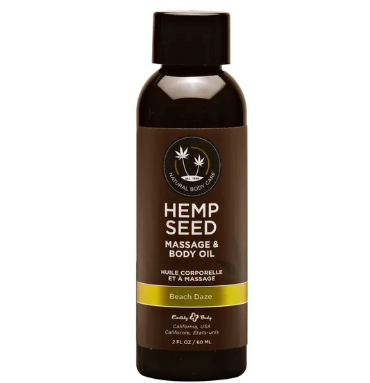 Earthly Body Hemp Seed Water Based Massage and Body Oil - Sex Pheromones and Perfumes