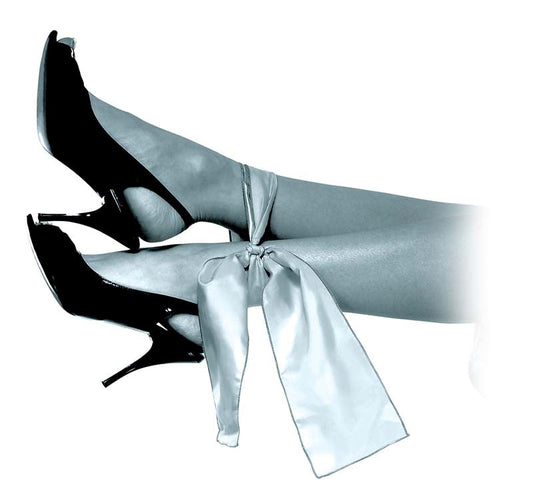 Fetish Fantasy Limited Edition Grey Silk Ties - Collars and Leads