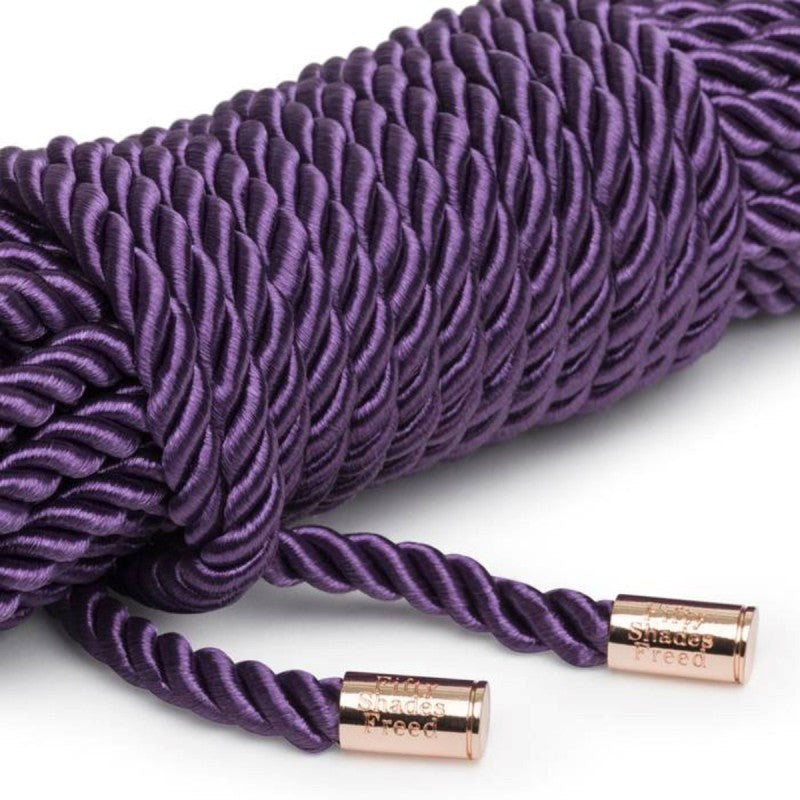 Fifty Shades Freed Want to Play 10m Silky Bondage Rope - - Collars And Cuffs