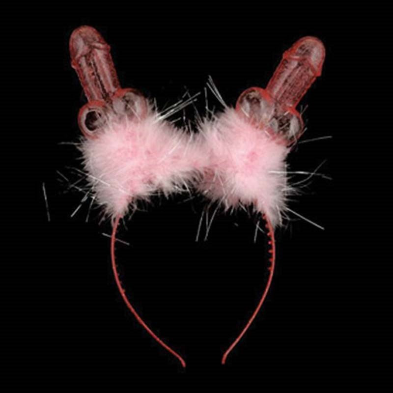 Flashing Willy Headband - - Fancy Dress Ups