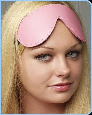 KinkLab Bound Leather Blindfold - Masks And Blindfolds