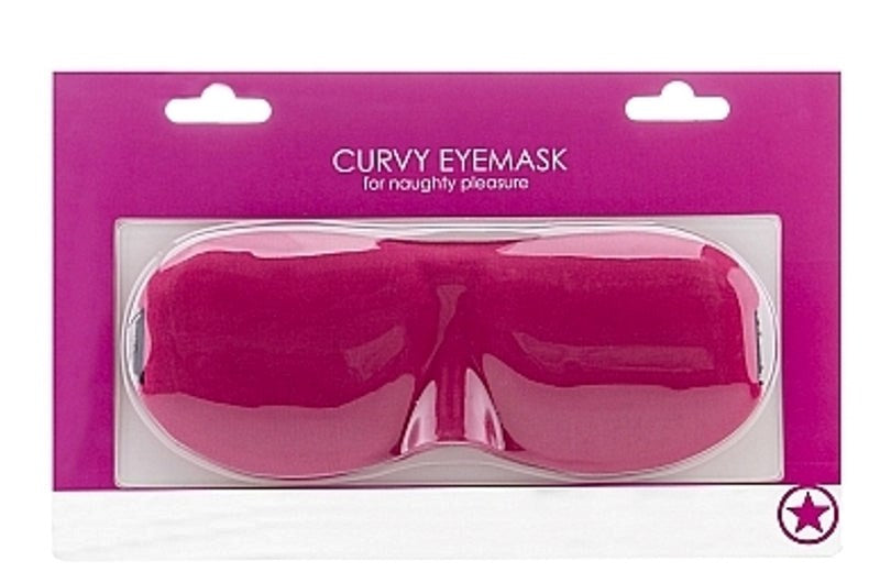 Ouch! Curvy Eyemask Pink - - Masks And Blindfolds