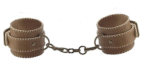 Shots Toys' Durable Leather Ankle Restraints for Intense Bondage Sessions - Cuffs and Restraints
