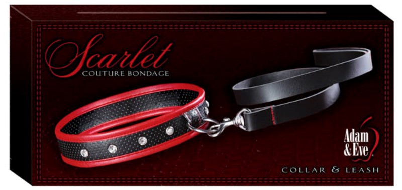 Scarlet Couture Collar and Leash - - Collars And Cuffs