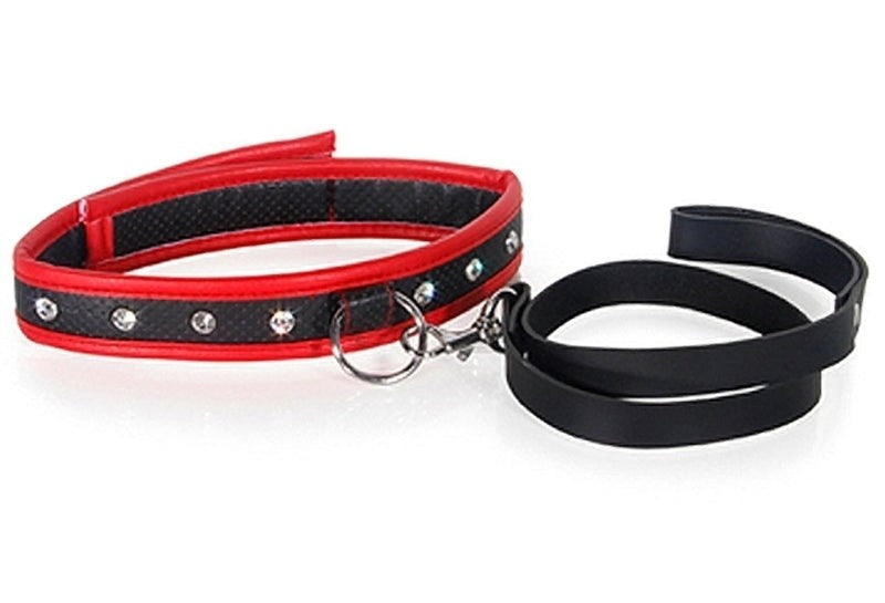 Scarlet Couture Collar and Leash - - Collars And Cuffs