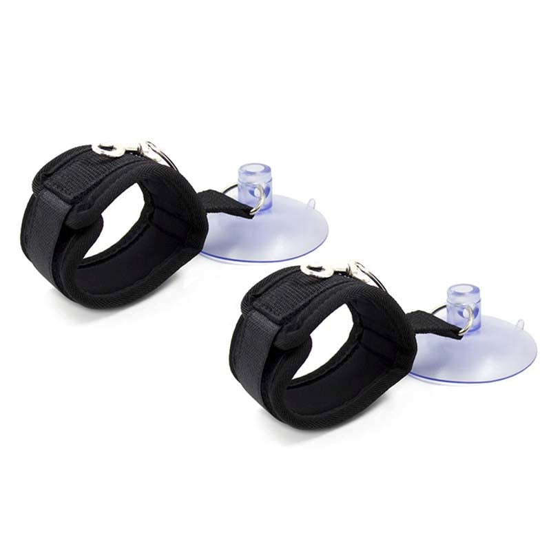 Sex In The Shower Thigh Cuffs With Suction Cups - - Collars And Cuffs