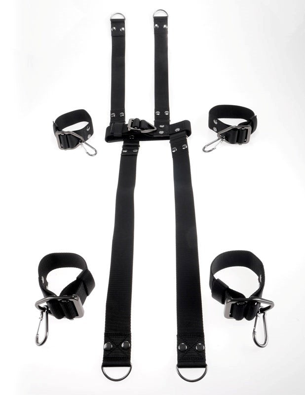 Sir Richard's Command BDSM Hogtie and Collar Set - - Collars And Cuffs