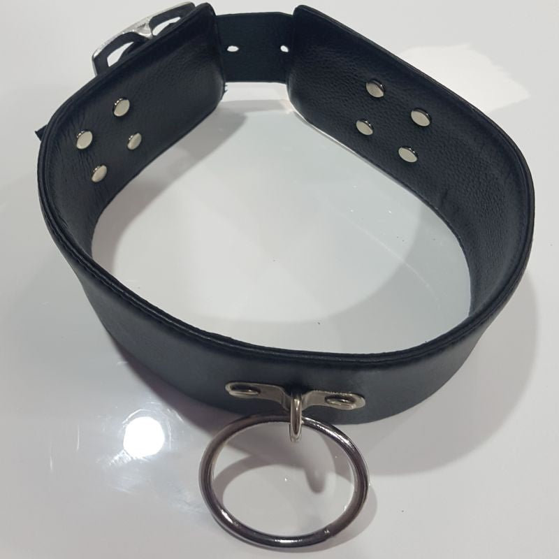 Slave Control Collar with O-Ring - - Collars And Cuffs