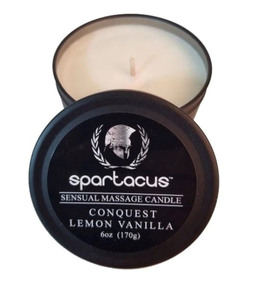 Spartacus Sensual Massage Candle - Sex Pheromones and Perfumes