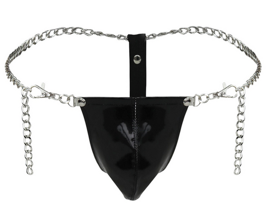 Strict Leather Chain JockStrap - His Fetish