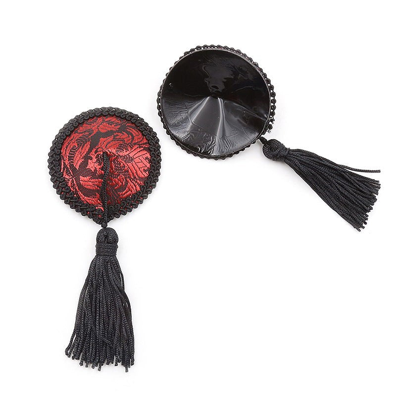 Tassled Flower Nipple Pasties - - Bras and Bra Sets