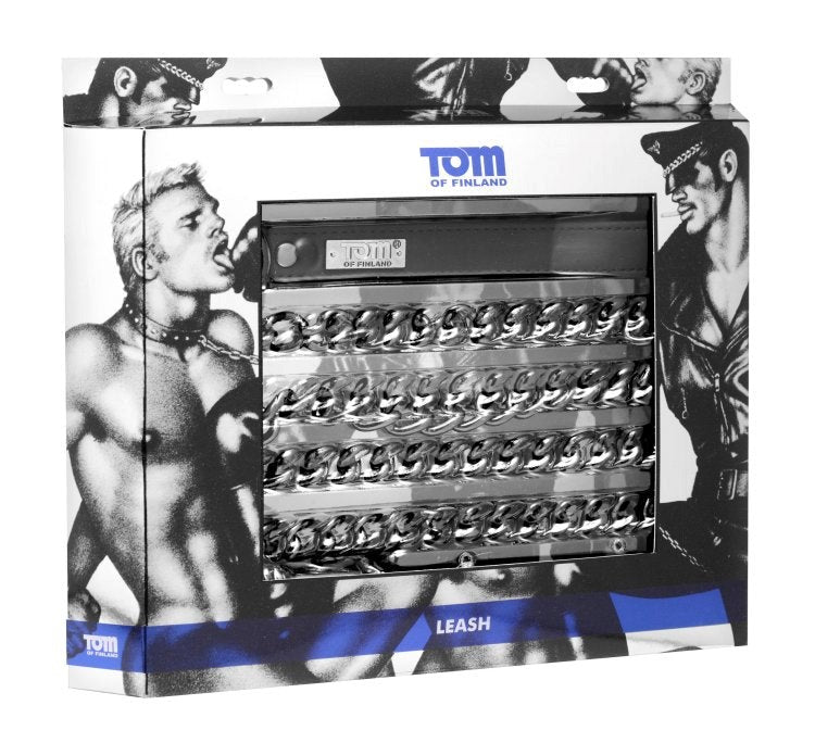 Tom of Finland Bondage Collar and Leash - - Collars And Cuffs