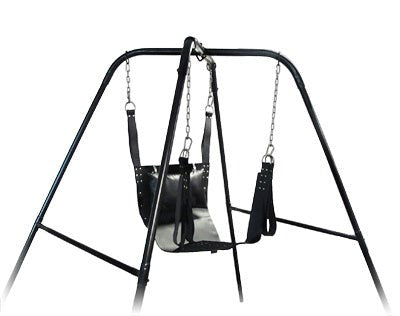 Trinity Ultimate Sex Swing Stand Black - - Sex Swings And Slings