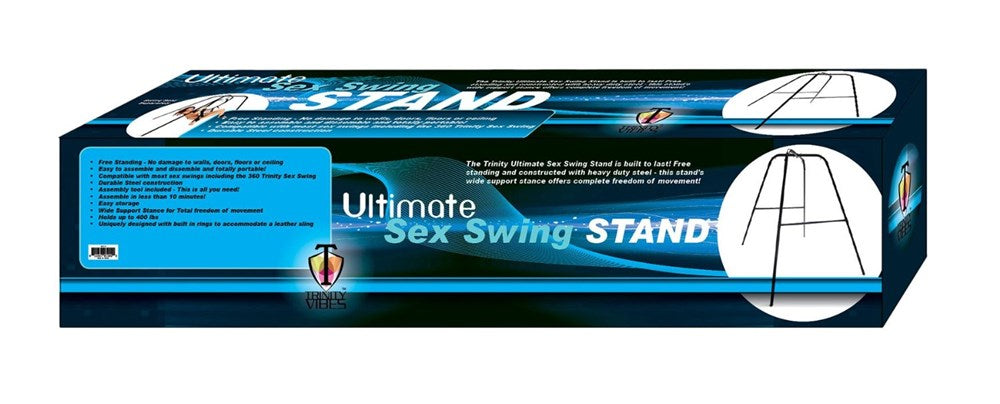 Trinity Ultimate Sex Swing Stand Black - - Sex Swings And Slings