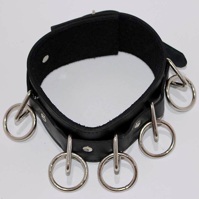 WildCat Slaves Lust Collar with O-rings - - Collars And Cuffs