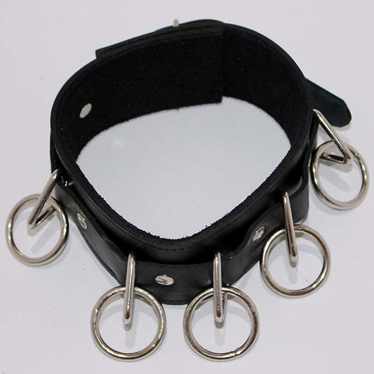 WildCat Slaves Lust Collar with O-rings - Collars and Leads