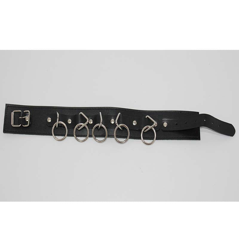 WildCat Slaves Lust Collar with O-rings - - Collars And Cuffs