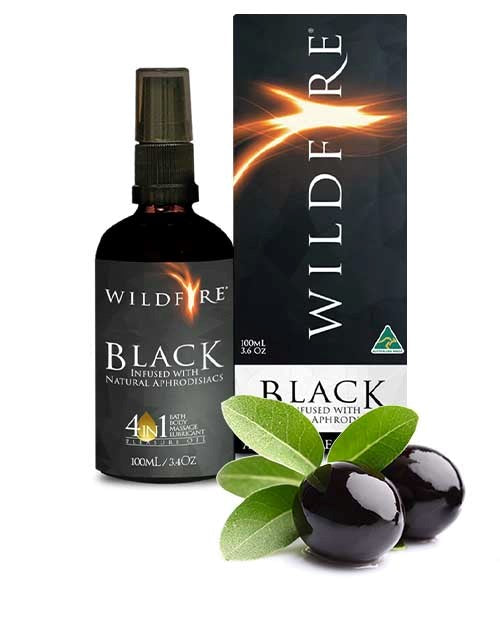 Wildfire Pleasure Oil Black - - Sex Pheromones and Perfumes