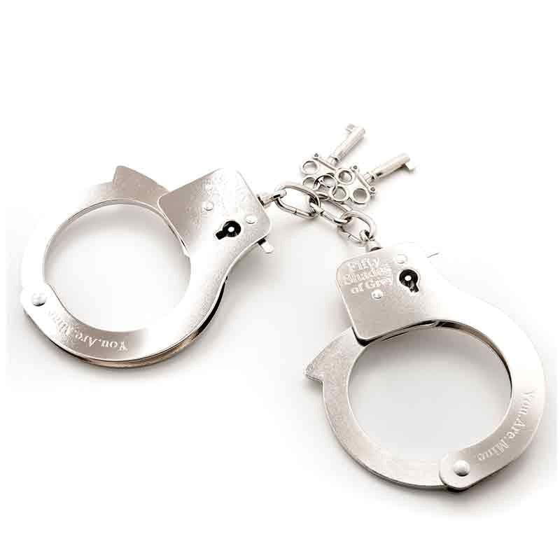 You Are Mine-Metal Handcuffs - - Collars And Cuffs