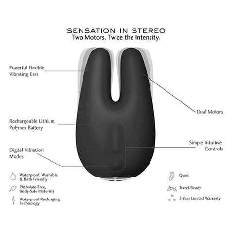 Jimmyjane Form 2 Waterproof Clitoral Vibrator - Rabbit Vibrators