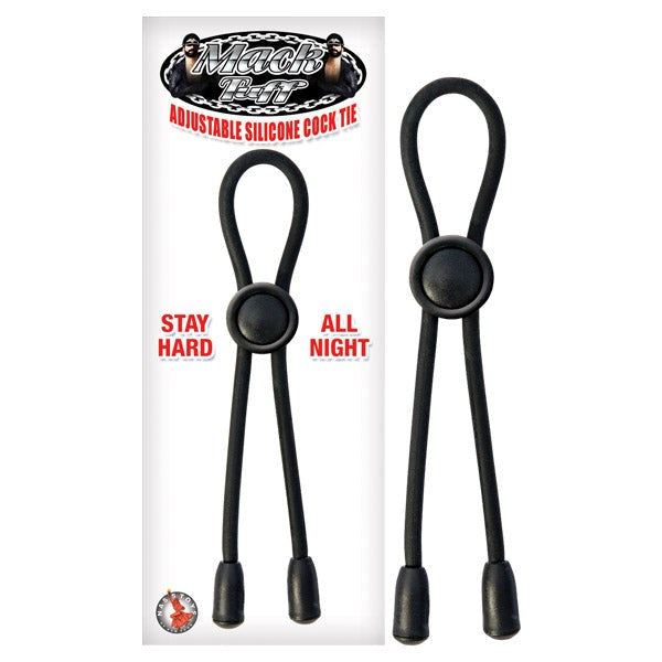 Mack Tuff Adjustable Silicone Cock Tie - - Cock Rings