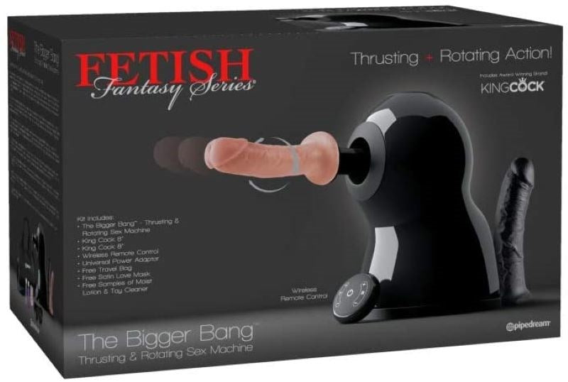 Fetish Fantasy The Bigger Bang Thrusting and Rotating Sex Machin - - Sex Machines