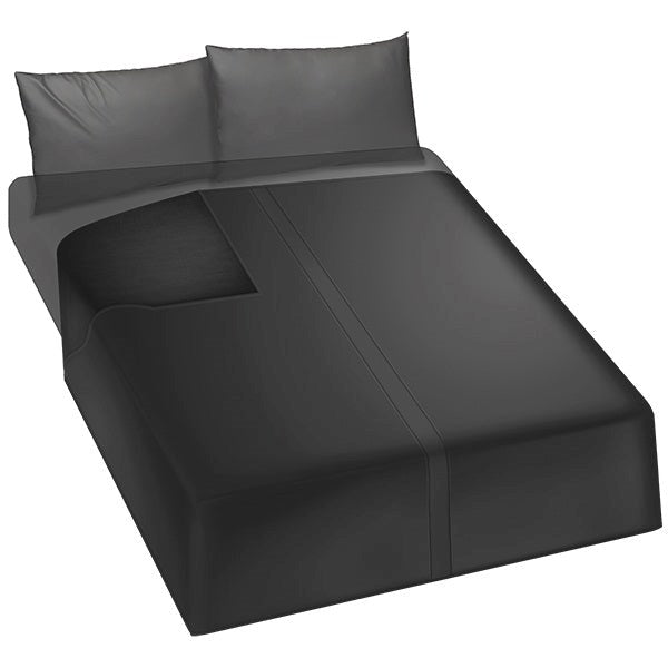 Kink Wet Works Waterproof Bedding Flat Black - - Sex Furniture