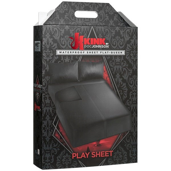 Kink Wet Works Waterproof Bedding Flat Black - - Sex Furniture