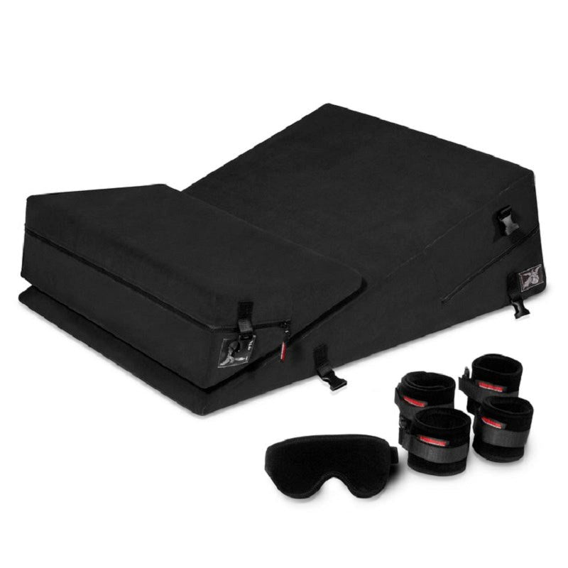 Liberator Black Label Wedge Ramp Combo Black - - Sex Furniture