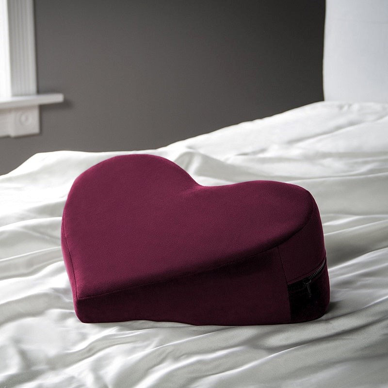 Liberator Heart Wedge Merlot - - Sex Furniture