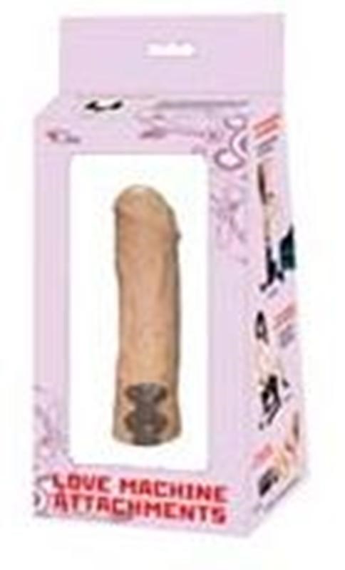 Love Machine Attachment Friction Lock Dong Flesh - Sex Machines