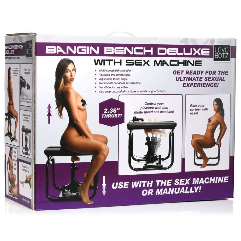 LoveBotz Bangin Bench Deluxe with Sex Machine - - Sex Machines